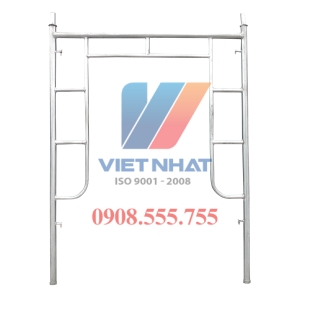 GIÀN GIÁO 1.7M KẼM 1.6 li có đầu 1 bộ lớn (42 khung + 42 chéo)